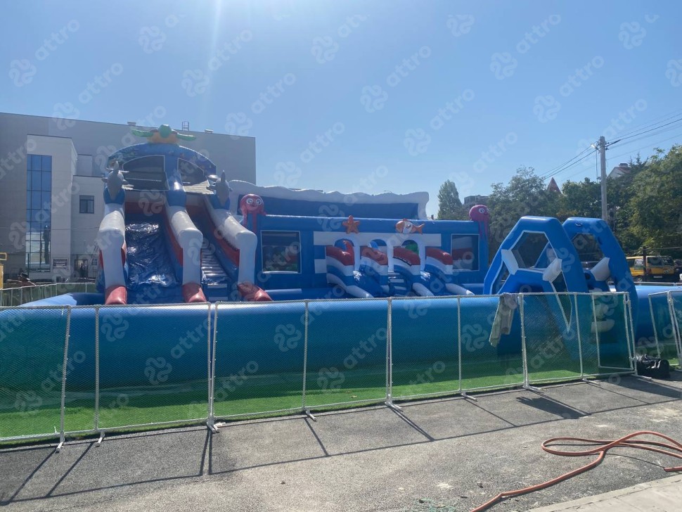 Надувной аквапарк 
