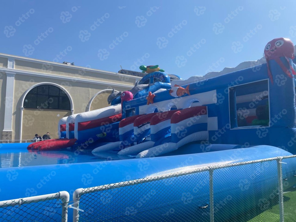 Надувной аквапарк 