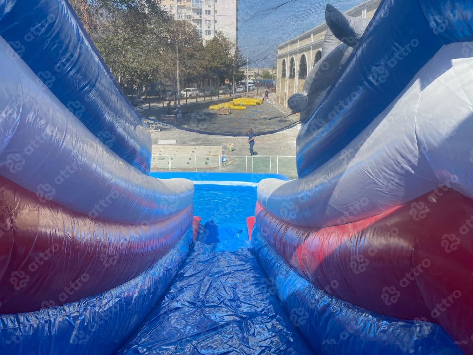 Надувной аквапарк 