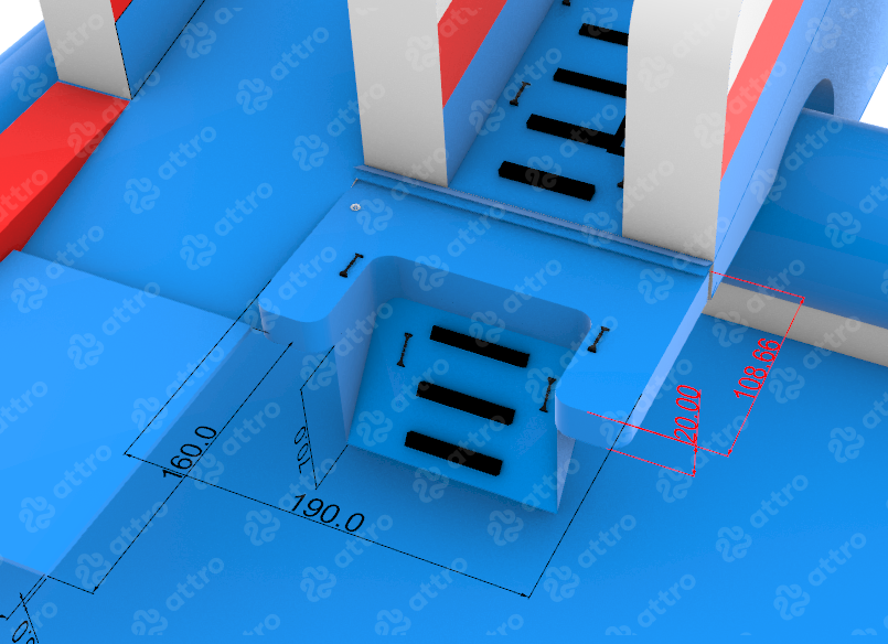 Надувной аквапарк 