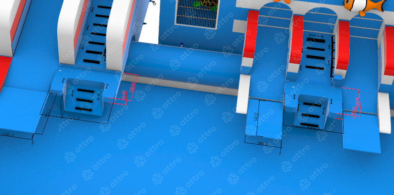 Надувной аквапарк 