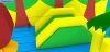 Надувной аквапарк "Пристань Тропики малая" 17*12*5 м