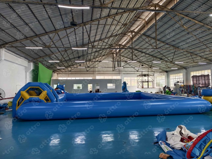 Надувной аквапарк "Пристань Прибой" 18*18*6 м 