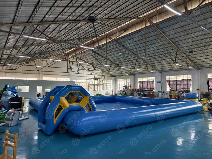 Надувной аквапарк "Пристань Прибой" 18*18*6 м 