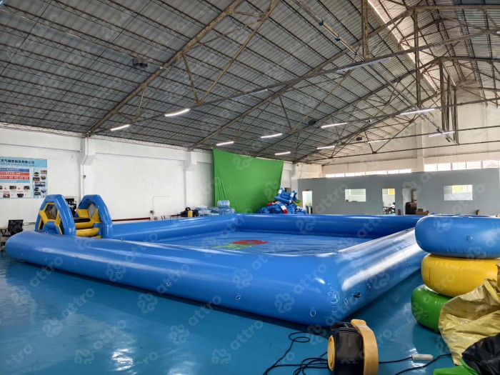 Надувной аквапарк "Пристань Прибой" 18*18*6 м 