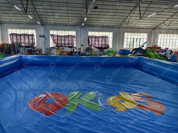 Надувной аквапарк "Пристань Прибой" 18*18*6 м 