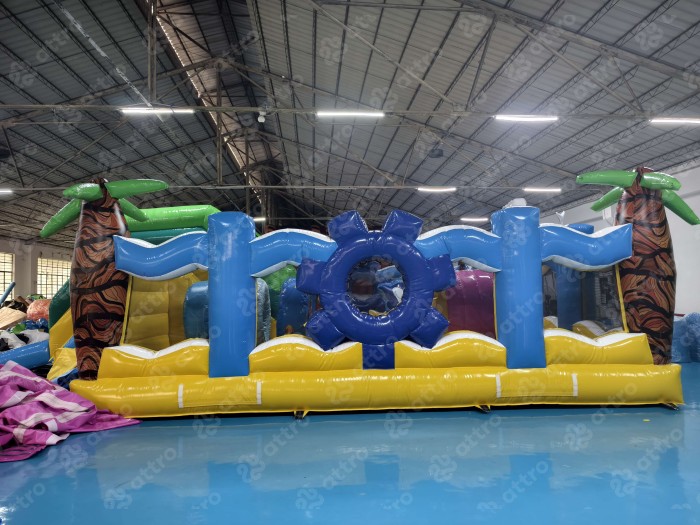 Надувной аквапарк "Пристань Прибой" 18*18*6 м 