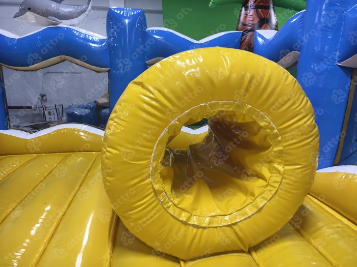 Надувной аквапарк "Пристань Прибой" 18*18*6 м 