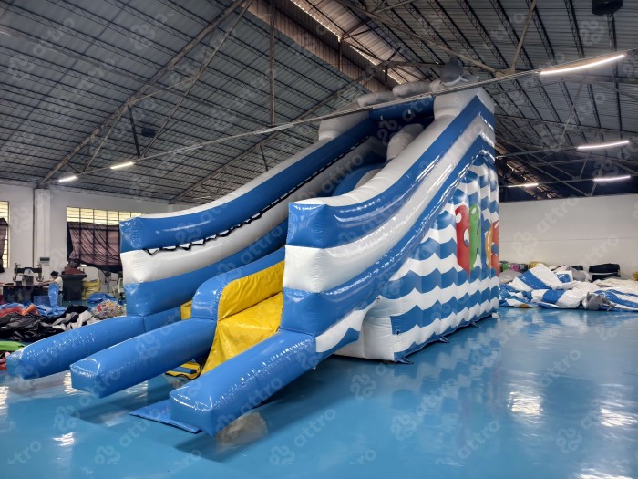 Надувной аквапарк "Пристань Прибой" 18*18*6 м 