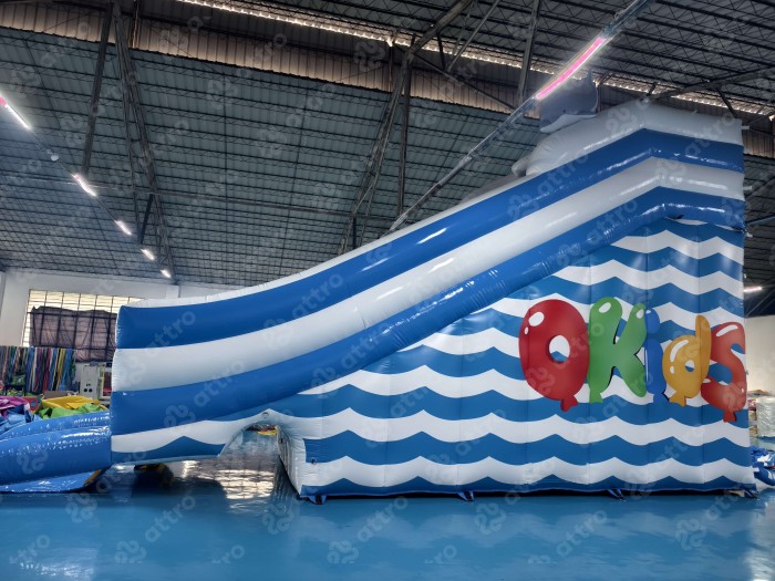 Надувной аквапарк "Пристань Прибой" 18*18*6 м 