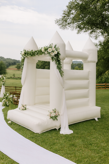 Надувной свадебный батут 2,3*2,1*2,9 м