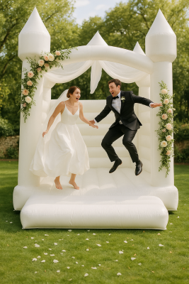 Надувной свадебный батут 2,3*2,1*2,9 м