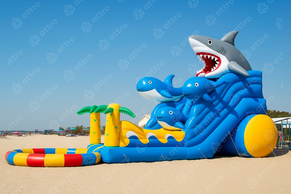 Проект надувной водной горки 