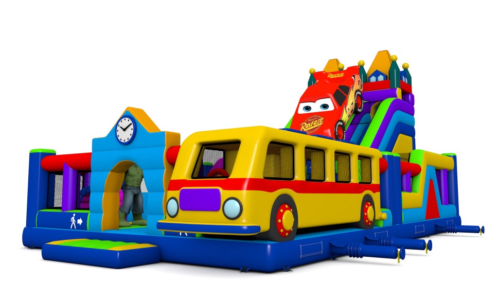 Надувная горка 