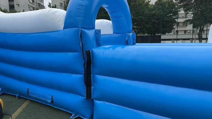 Надувная горка "Триппо 4 спуска" 36*19*11 м