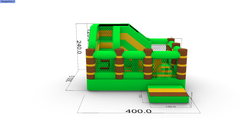 Надувная горка 