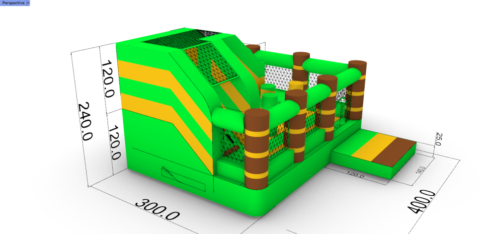 Надувная горка 