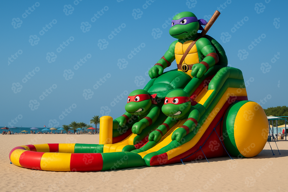 Проект надувной водной горки 