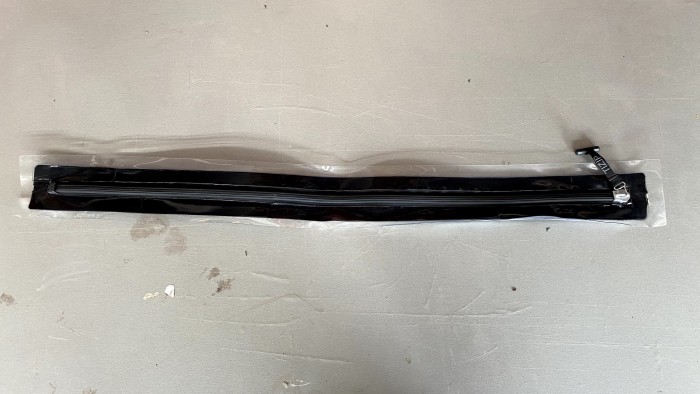 Молния TIZIP впаянная в материал ТПУ