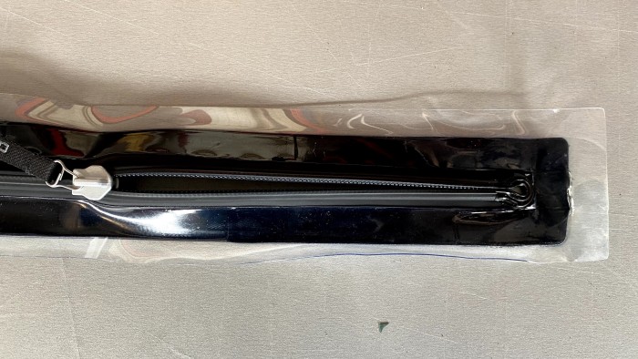 Молния TIZIP впаянная в материал ТПУ