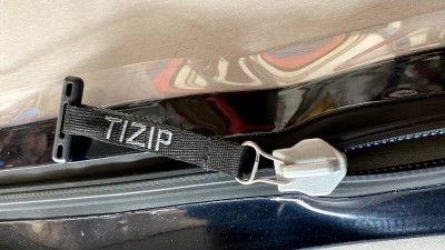 Молния TIZIP впаянная в материал ТПУ