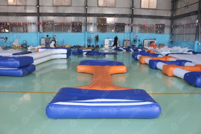 Надувной аквапарк 73*66*5,7 м