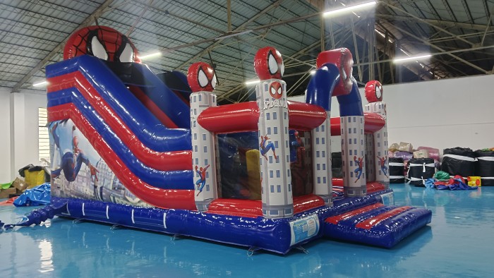 Надувная горка "Спайдермен" 7*5*5,3 м