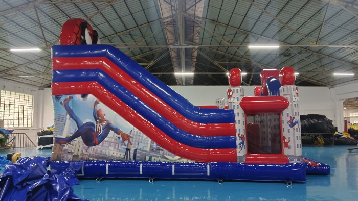 Надувная горка "Спайдермен" 7*5*5,3 м