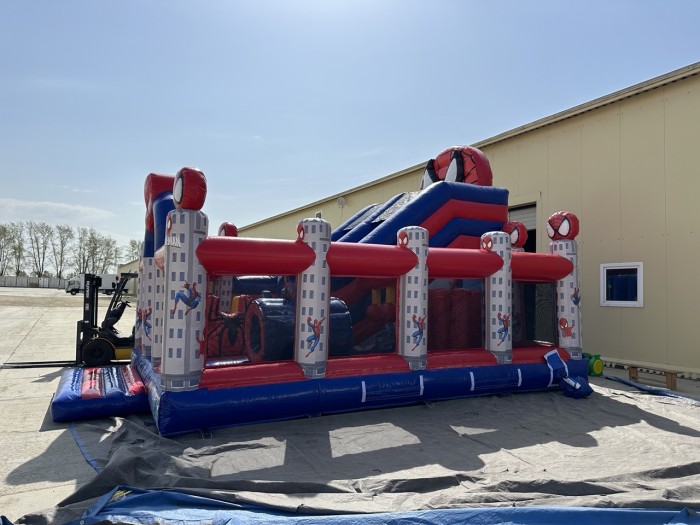 Надувная горка "Спайдермен" 7*5*5,3 м