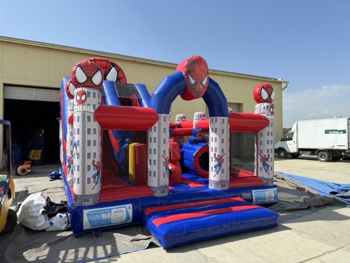 Надувная горка "Спайдермен" 7*5*5,3 м