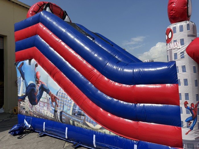 Надувная горка "Спайдермен" 7*5*5,3 м