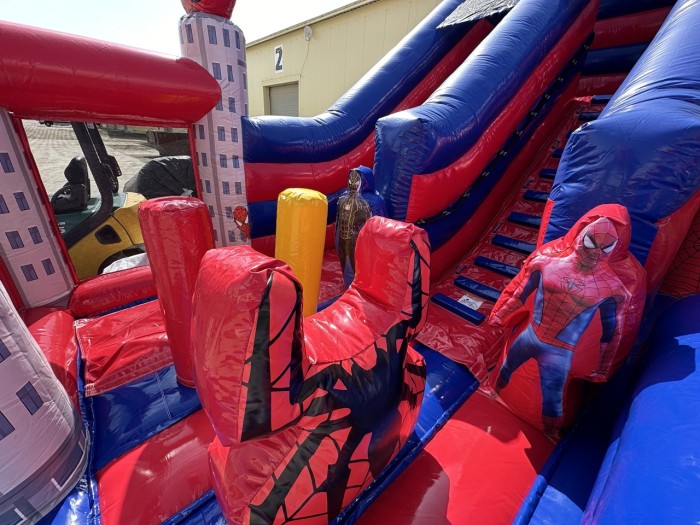 Надувная горка "Спайдермен" 7*5*5,3 м
