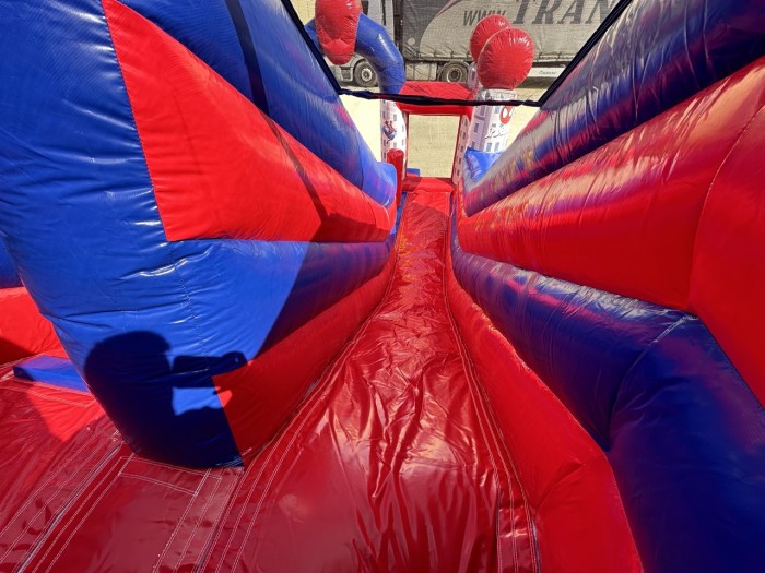 Надувная горка "Спайдермен" 7*5*5,3 м