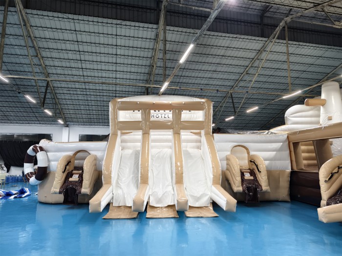 Надувной аквапарк "Пристань Marwa" 20*15*7,2 м