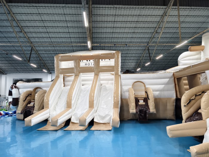 Надувной аквапарк "Пристань Marwa" 20*15*7,2 м