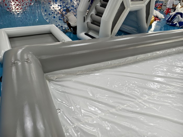 Надувной аквапарк "Пристань Marwa" 20*15*7,2 м