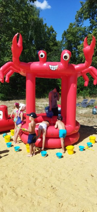 Надувной аттракцион Рыбалочка