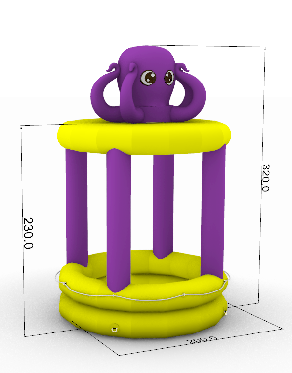 Надувной аттракцион Рыбалочка