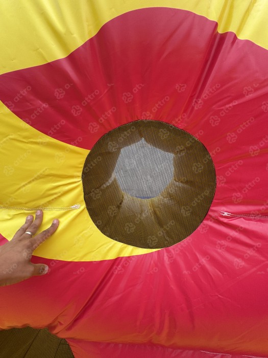 Надувной батут "Миньоны в тропиках" 14*7*7,3 м