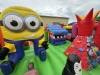 Надувной батут "Миньоны в тропиках" 14*7*7,3 м