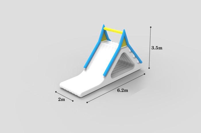 Надувной аквапарк "Керчь" размер 29*13*5,1 м 