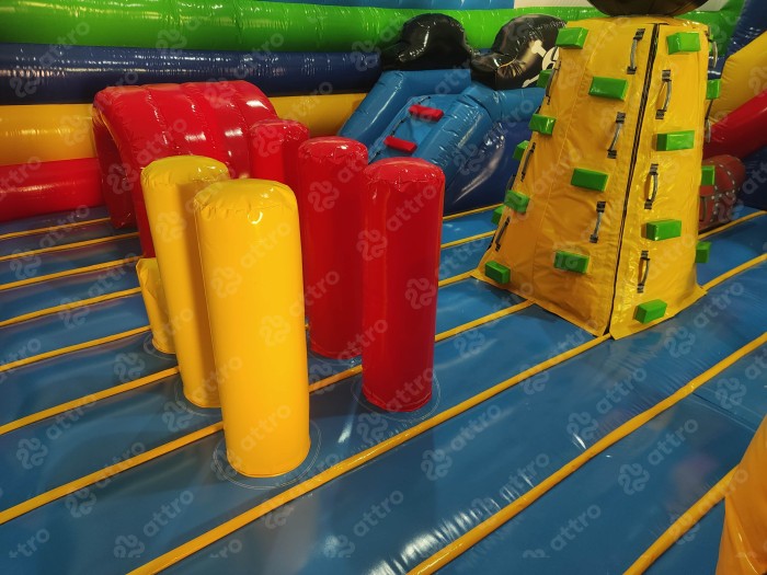 Надувной аквапарк "Морские охотники" 15*10*4,9 м