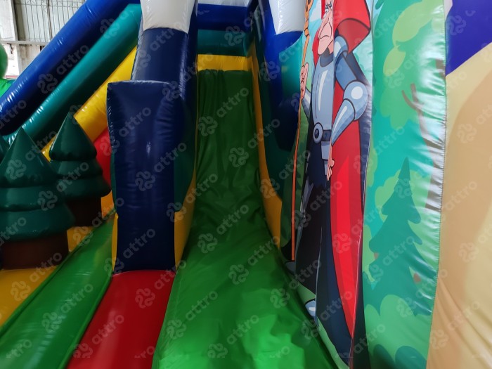 Надувная горка "Русские сказки" 15*9*7 м