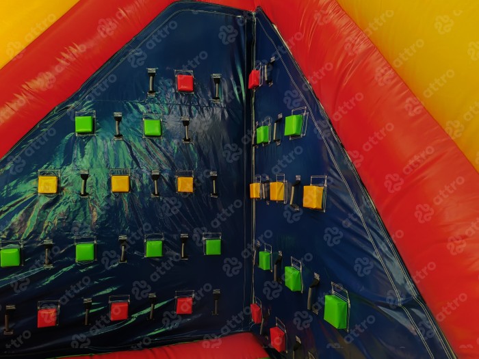 Надувная горка "Русские сказки" 15*9*7 м