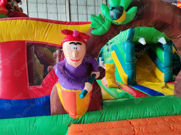 Надувная горка "Русские сказки" 15*9*7 м