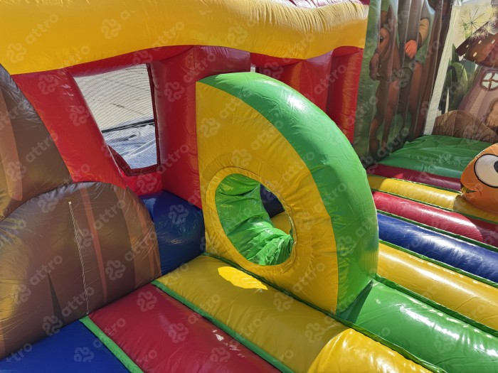 Надувная горка "Русские сказки" 15*9*7 м