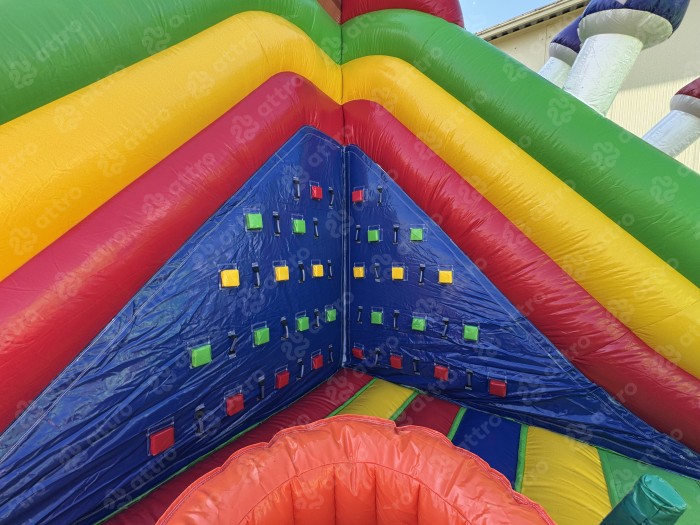 Надувная горка "Русские сказки" 15*9*7 м