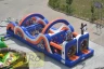 Надувная полоса препятствий "Пиратский корабль" 10*3,5*3,2 м