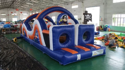 Надувная полоса препятствий "Пиратский корабль" 10*3,5*3,2 м