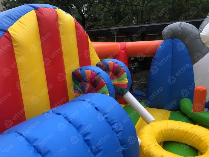 Надувной батут "Зайчишка" 5*5*2,8 м